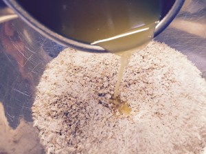 Haferkekse mit Schokoglasur 